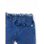 3-6M Dark Blue Paperbag Waist Denim Jeans - Ackermans