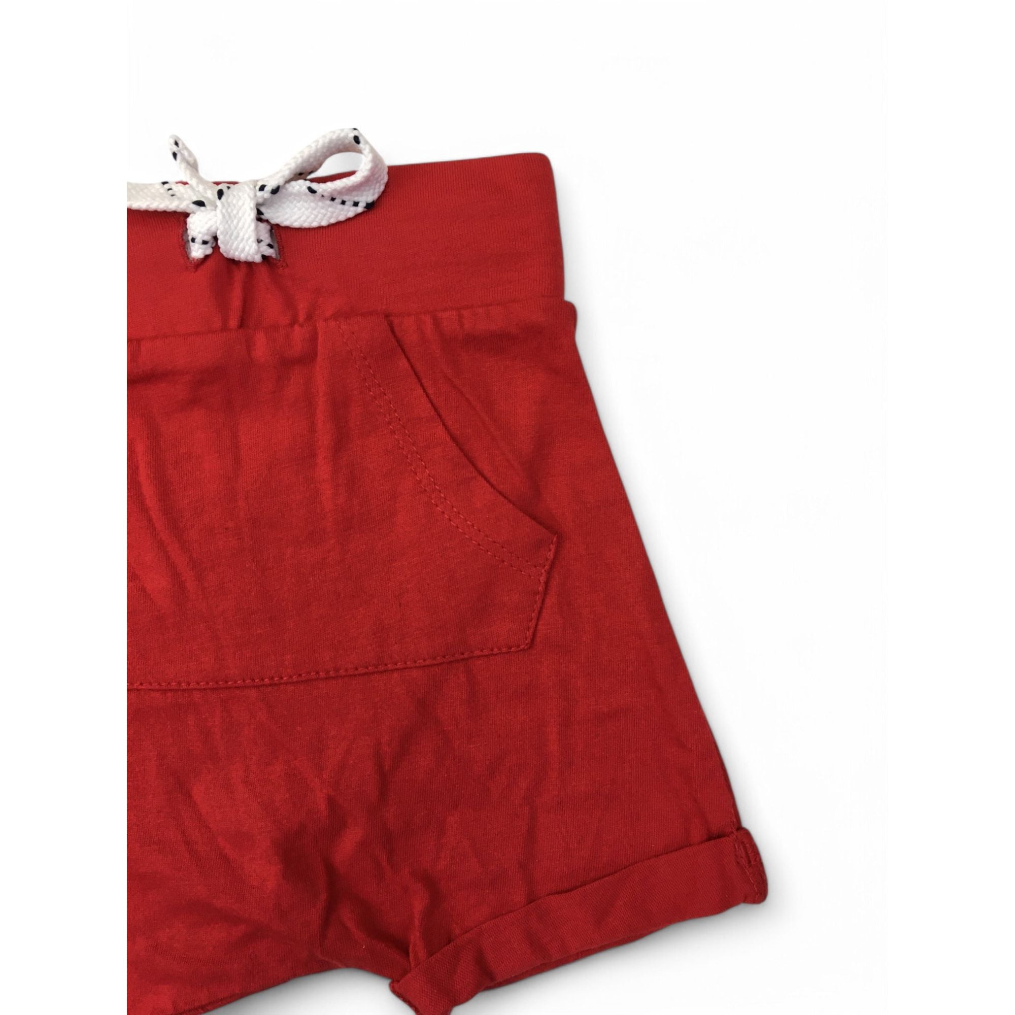 1-3M Red Pocket Cotton Shorts - Woolworths