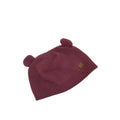 3-6M Mauve Knit Ear Beanie - Woolworths
