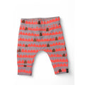 NewbornLight Pink & Neon Coral Scallop Print Leggings - Cotton On