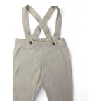 9-12M Cream Ribbed Suspender Leggings - Next