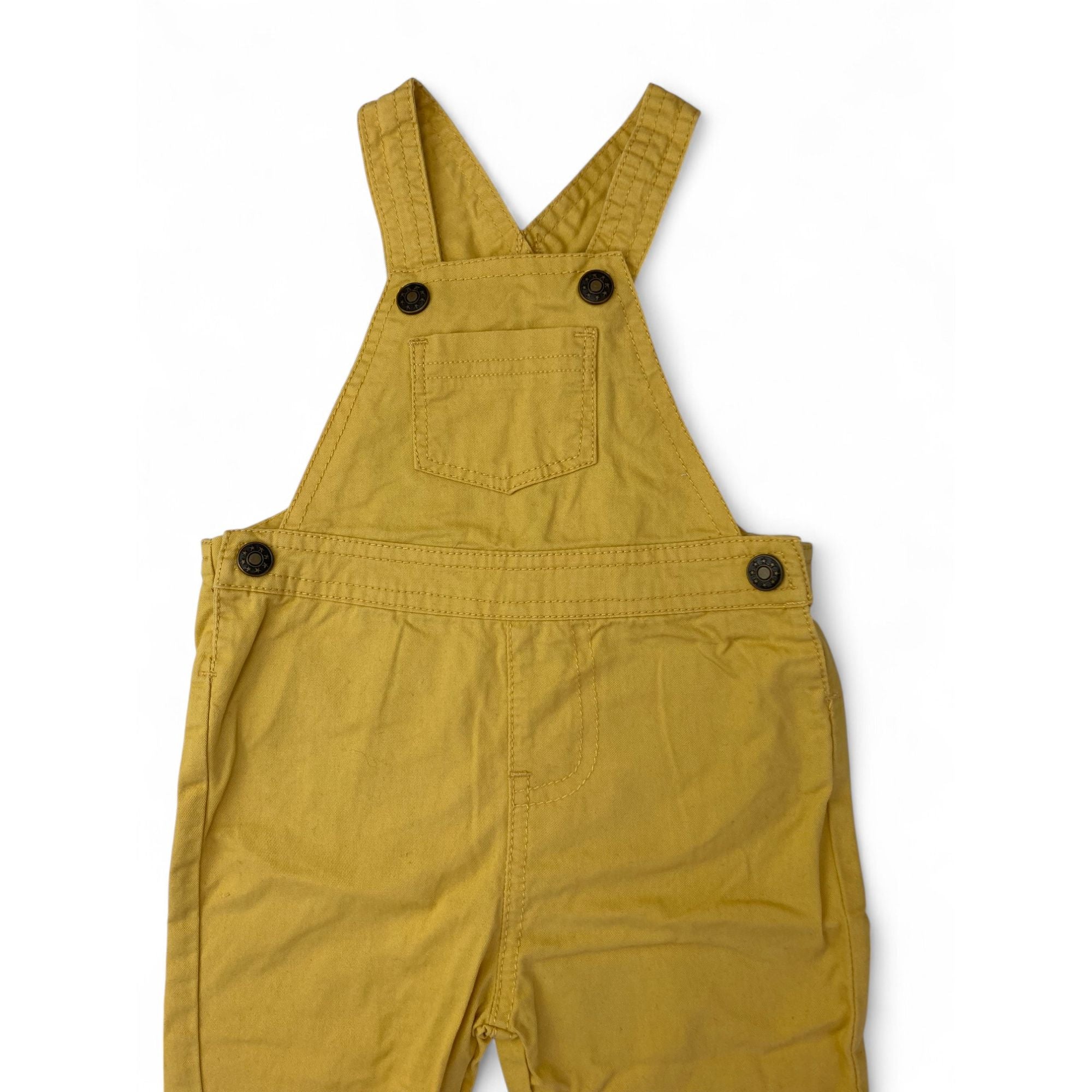 3-6M Mustard Yellow Dungaree - Mr Price