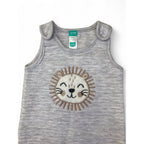 Newborn Grey Quilted Footed Dungaree Onesie - Ackermans