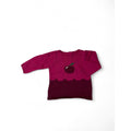 6M Magenta Cherry Knit Sweater - Jacadi