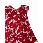 18-24M White & Red Rose Tunic Dress - Keedo