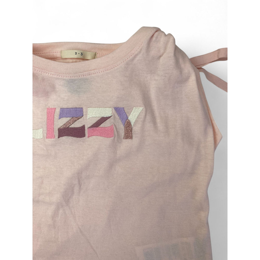 2-3Y Pink Ruched Detail Sleeveless Top - Lizzy