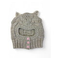 1-3Y Beige Cableknit Cat Balaclava Beanie - Woolworths