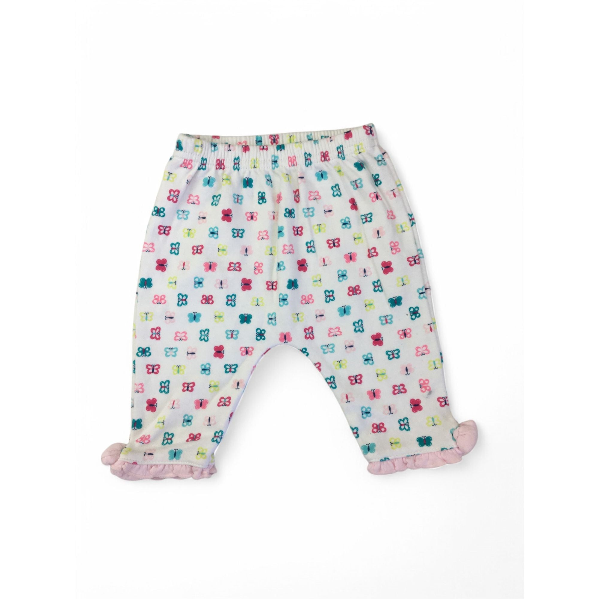 1-3M White Colourful Butterfly Leggings - Woolworths