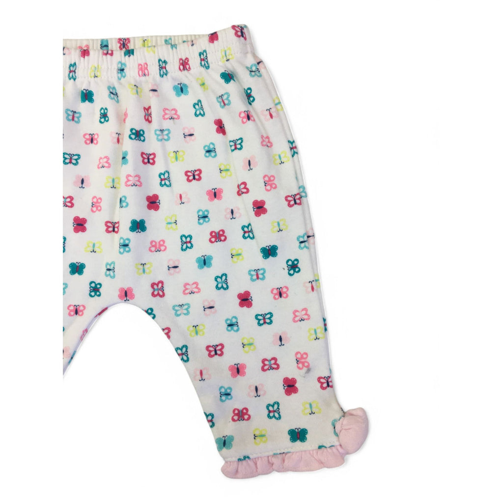 1-3M White Colourful Butterfly Leggings - Woolworths
