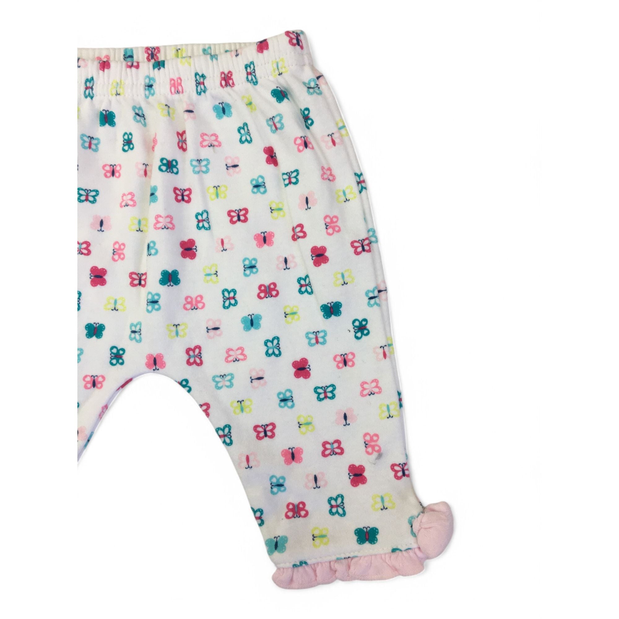1-3M White Colourful Butterfly Leggings - Woolworths