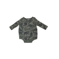 Newborn Green & Black Leopard Bodysuit - Cotton On