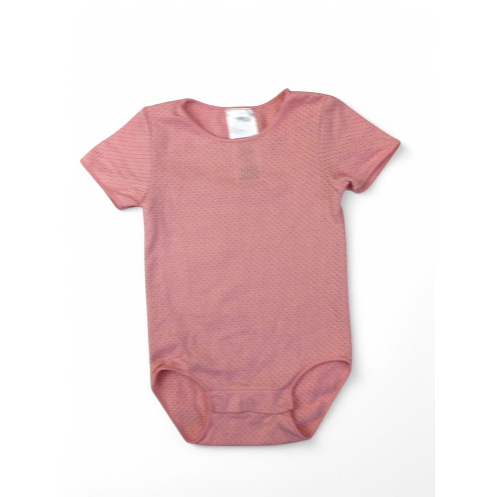 0-3M Light Pink Mesh Bodysuit - BONDS