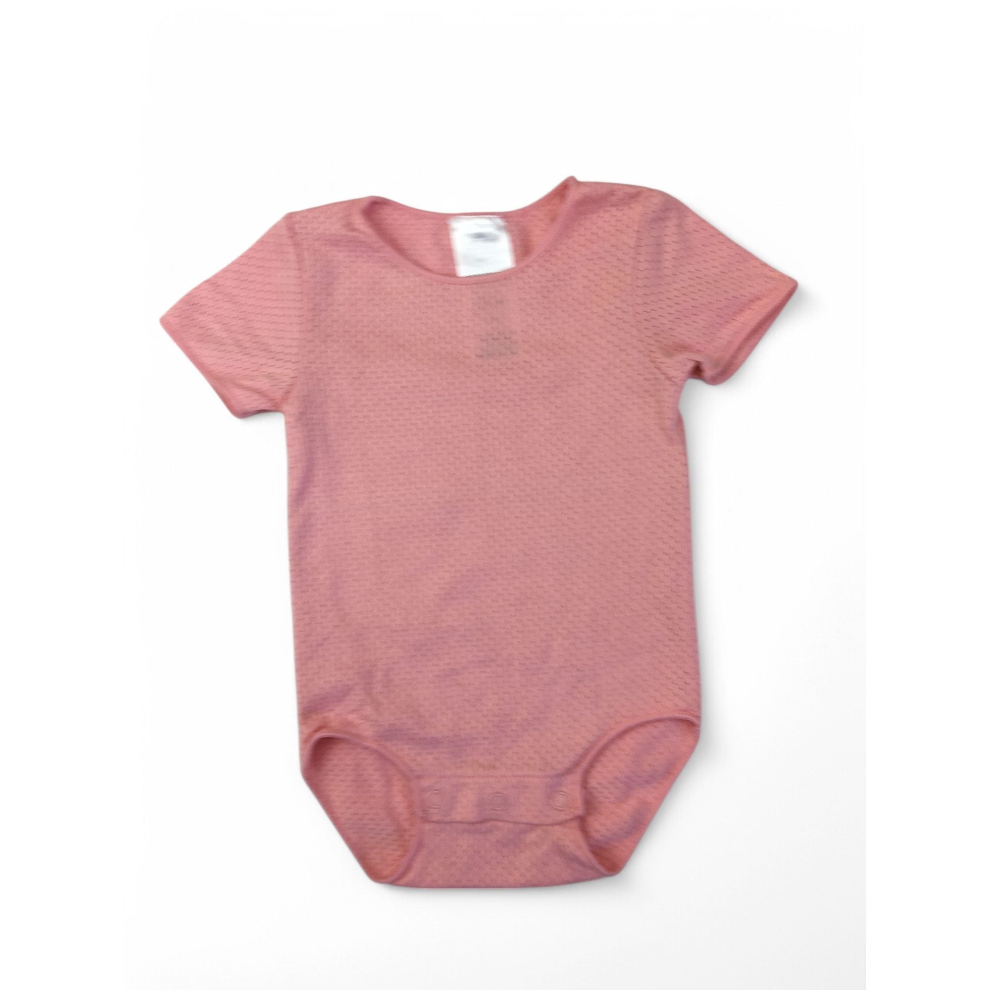 0-3M Light Pink Mesh Bodysuit - BONDS