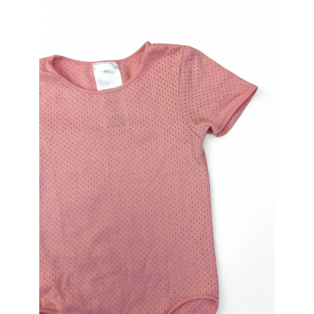 0-3M Light Pink Mesh Bodysuit - BONDS
