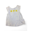 6M White & Silver Dotted Flower Top - Obaibi