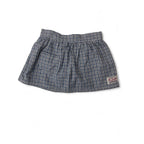 6-12M Grey Checked Skirt - Sticky Fudge