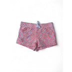 3M White & Coral Heart Print Cotton Shorts - Carter's