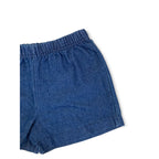 3-6M Dark Blue Denim Pull On Shorts