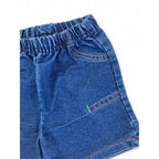 3-6M Blue Denim Pull On Shorts