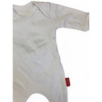 1-3M White Footed Onesie - Baby Republic