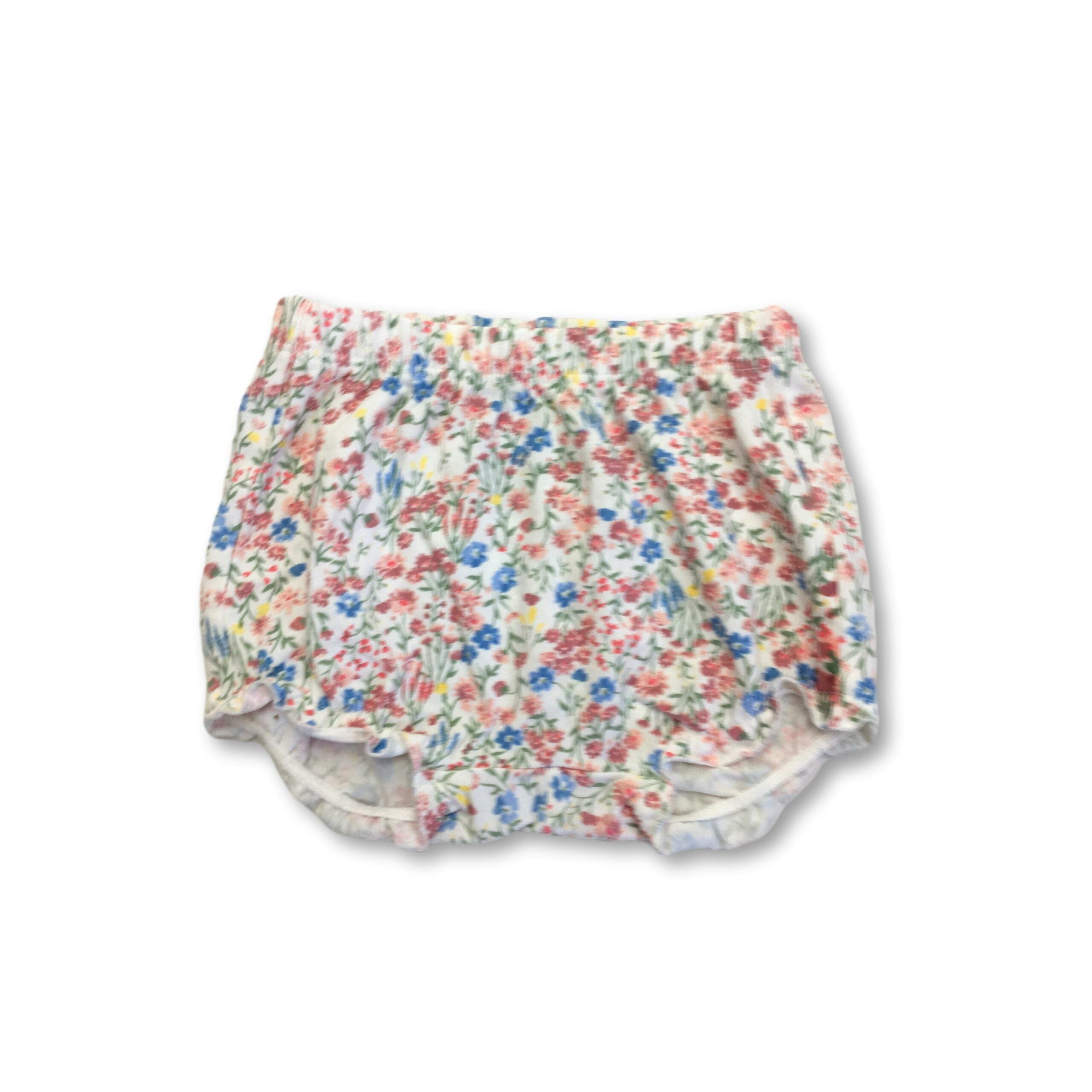 UK 2-4M White Floral Bloomer - H&M