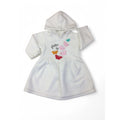 3-6M White Fleece Hooded Dress - Woolworths
