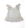 12-18M Cream & Gold Flutter Sleeve Tunic - Country Road
