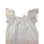 12-18M Cream & Gold Flutter Sleeve Tunic - Country Road