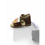 Size 5 - Tan Multi Stripe Leather Sandals - Little P & Keedo