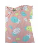 0-3M Peach Pineapple Romper - Keedo