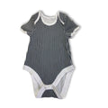3-6M Navy & White Striped Bodysuit