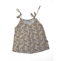 12-18M Cream & Purple Vine Strappy Camisole - Sticky Fudge