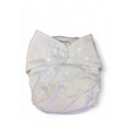 0-24M White Bamboo Liner Reusable Nappy - Biddykins