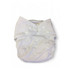 0-24M White Bamboo Liner Reusable Nappy - Biddykins