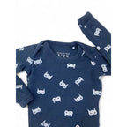 Newborn Dark Blue & White Batman Mask Bodysuit - VRS Mini