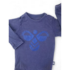 1-3M Navy Blue Logo Bodysuit - Hummel