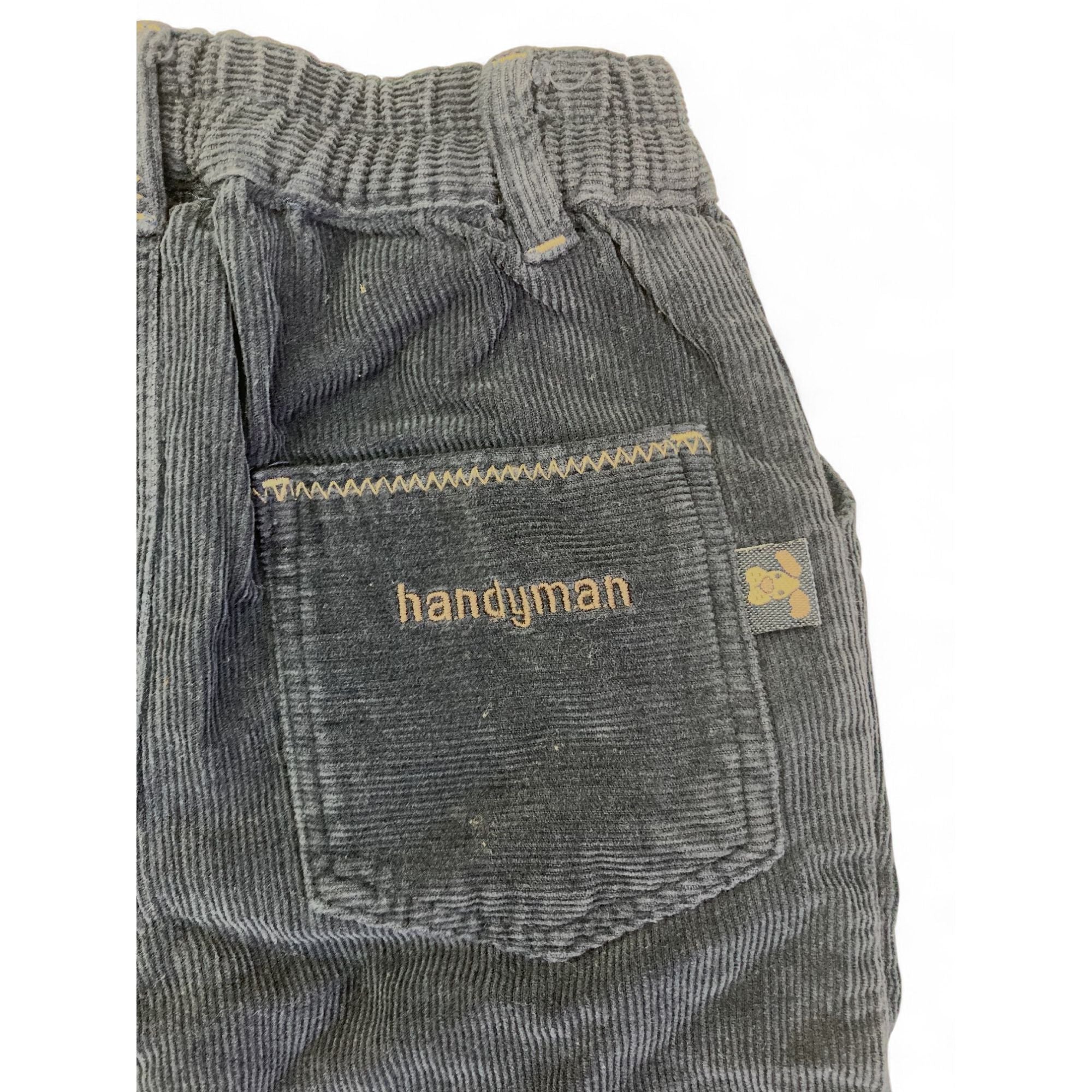 1-3M Navy Blue Corduroy Pants - Pippi Baby Wear