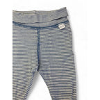 US 1-2M Blue Stripe Organic Cotton Leggings - H&M