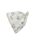 0-3M Cream Bear Knotted beanie - Earthchild