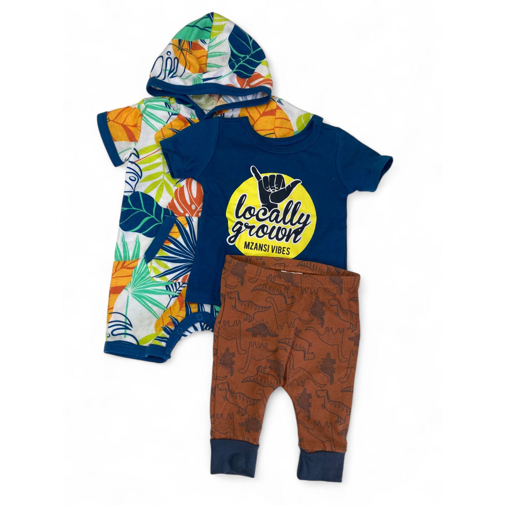 0-3M Romper, T Shirt & Leggings - Cuddlesome
