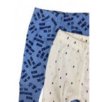 NB Blue & Cream Leggings - Cuddlesome