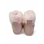 Size 2 - Light Pink Fleece Cuffed Boots - Woolworths