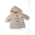 3-6M Light Pink Teddy Fleece Toggle Button Jacket - Ackermans