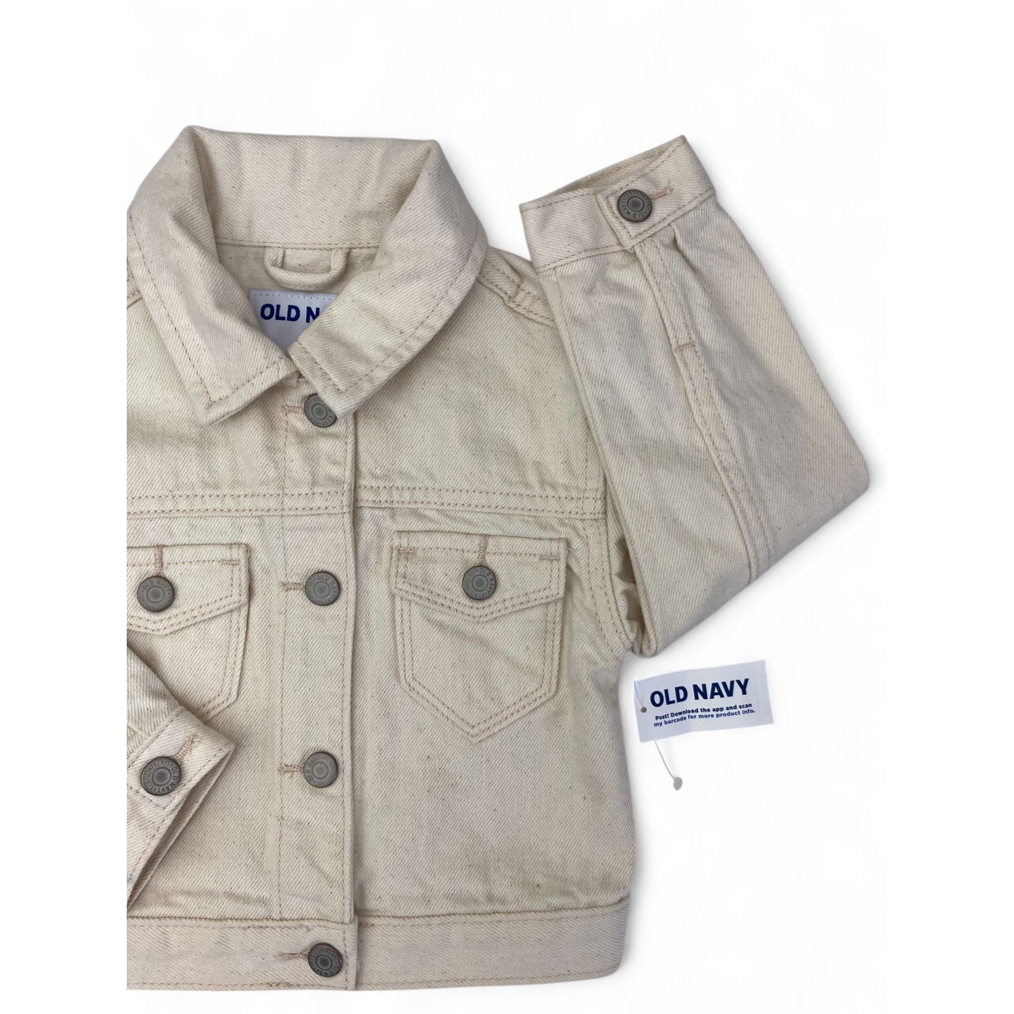 2Y Cream Denim Jacket - Old Navy