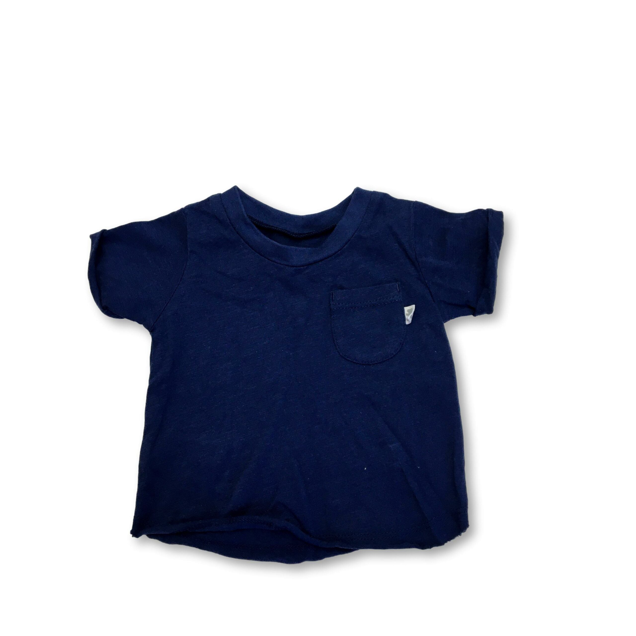 1-3M Dark Blue Front Pocket T-shirt - Woolworths