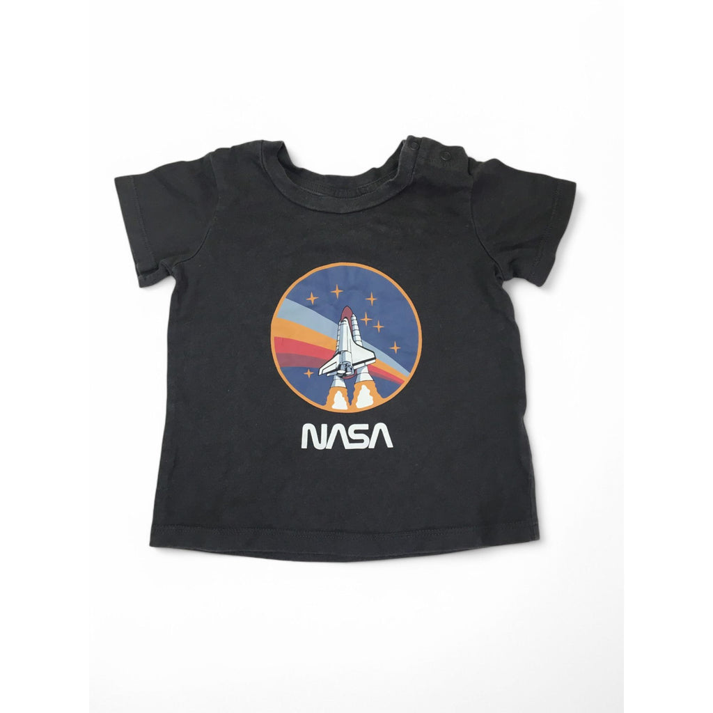 3-6M Grey Nasa T Shirt - Cotton On