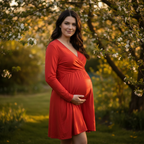 *NEW* XL Bright Red Long Maternity Top - Woolworths