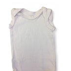 3-6M White Sleeveless Bodysuit - Woolworths
