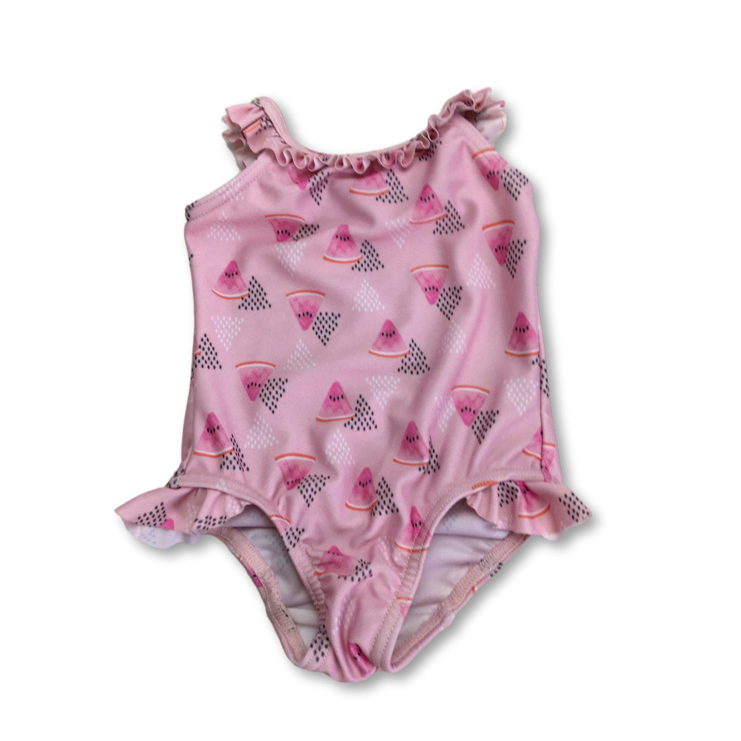 3-6M Pink Watermelon Swimsuit - Woolworths