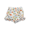 3-6M White & Peach Muslin Sea Life Skort - Marks & Spencer